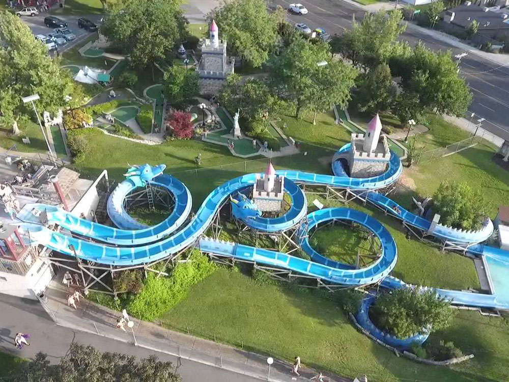 Double Dragons Water Slides at Cherry Hill Water Park, Family Fun Center & Camping Resort