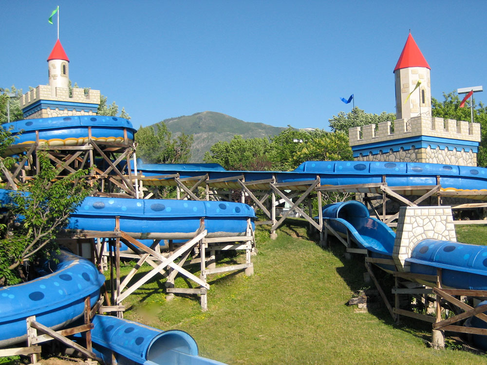 Double Dragons Water Slides at Cherry Hill Water Park, Family Fun Center & Camping Resort