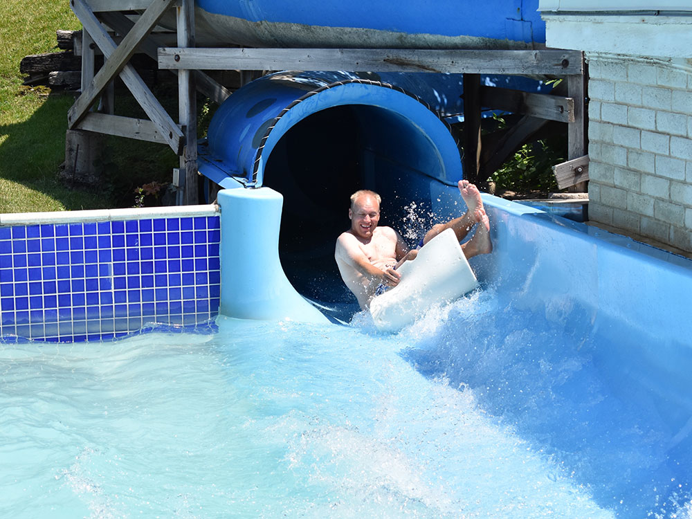 Double Dragons Water Slides at Cherry Hill Water Park, Family Fun Center & Camping Resort
