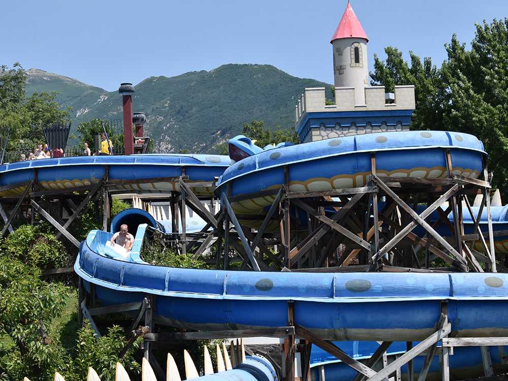 Double Dragons Water Slides at Cherry Hill Water Park, Family Fun Center & Camping Resort