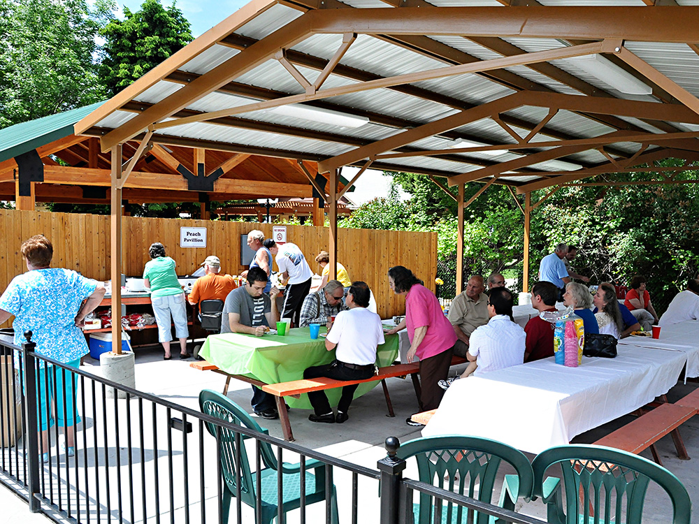 Picnic Pavilion at Cherry Hill Water Park, Family Fun Center & Camping Resort