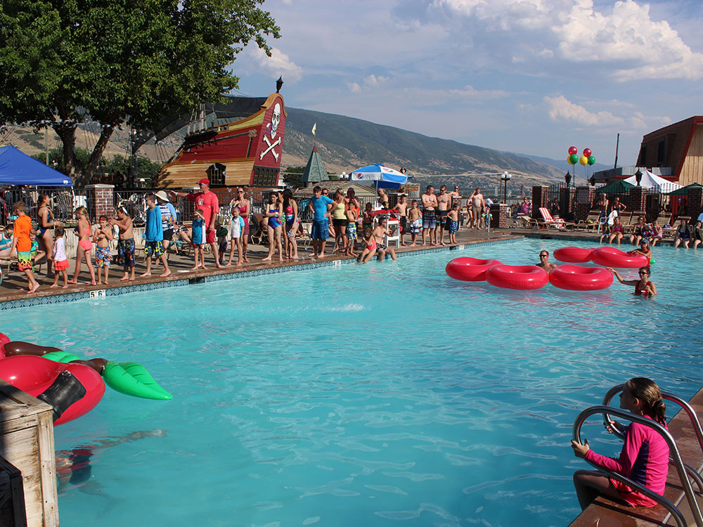 Pirate Cove Pool at Cherry Hill Water Park, Family Fun Center & Camping Resort